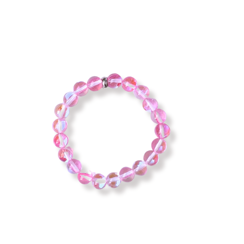 Premium Pink Moonlight Quartz Kids (8mm Beads)