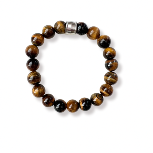Premium Brown Tiger Eye Bracelet Mens (10mm Beads)